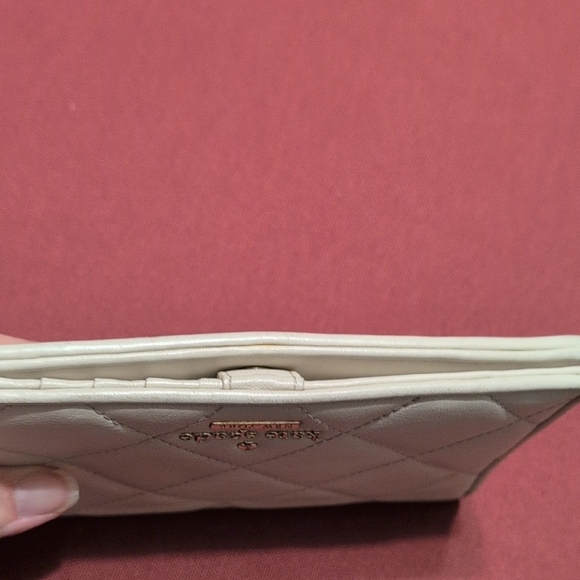 kate spade Cream Quilted Leather Continental Wallet - Picture 8 of 11